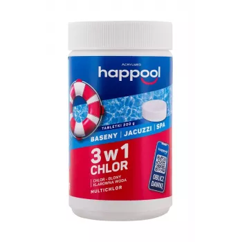 Acrylmed MULTICHLOR 3 in 1 chlorinės baseino tabletės 1 kg
