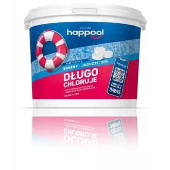 Acrylmed TRIOCHLOR lėtai tirpstančios chloro tabletės baseinams 20 g / 3 kg