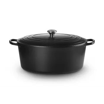 Le Creuset Signature 13,9 L ovalus juodas puodas