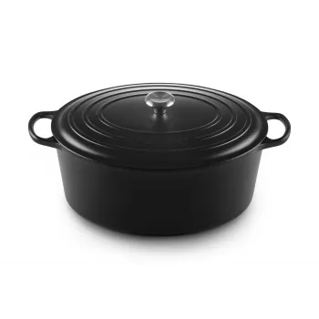 Le Creuset Signature 13,9 L ovalus juodas puodas
