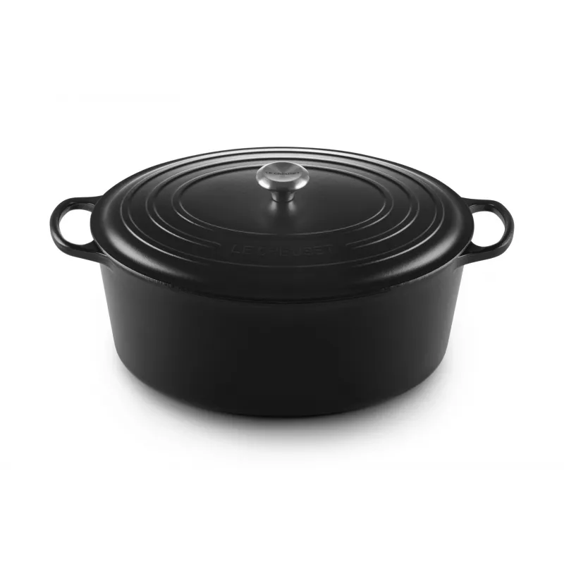 Le Creuset Signature 13,9 L ovalus juodas puodas