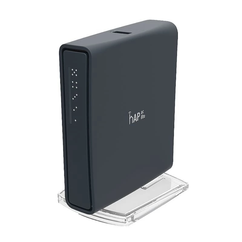 Mikrotik hAP ac lite bokštinis juodos spalvos belaidis maršrutizatorius su PoE