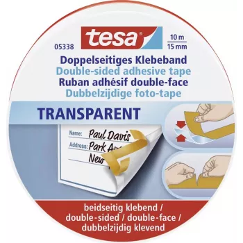 tesa® dvipusė lipni juosta, 10m x 15mm