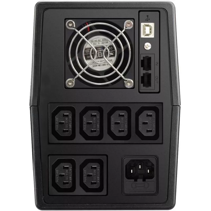 UPS 2000 VA linijinis-interaktyvus su USB ir LCD ekranu (nepertraukiamo maitinimo šaltinis) - 18 min (ALL92000T)