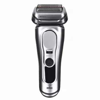 Braun Series 9 Pro+ 9667CC vyriškas skustuvas Folijos skustuvas Trimeris Sidabrinis