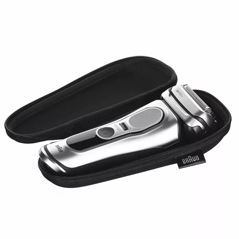 Braun Series 9 Pro+ 9667CC vyriškas skustuvas Folijos skustuvas Trimeris Sidabrinis