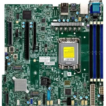 Pagrindinė plokštė Supermicro X13SCH-F micro-ATX lizdas 1700 tik DDR5 vieno procesoriaus