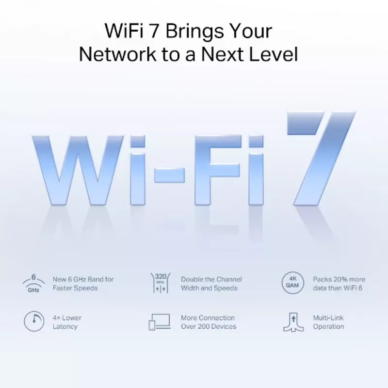 MERCUSYS Halo H47BE, „Halo Mesh Wi-Fi 7“ sistema, 2 vnt. rinkinys