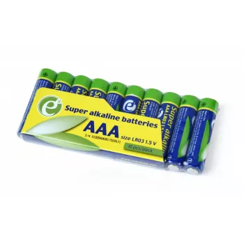 GEMBIRD Super Alkaline AAA baterijos 10 vnt. pakuotė