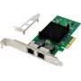MicroConnect tinklo plokštė PCIe x1 Intel 82576 dviejų prievadų RJ45 (MC-PCIEX4-82576-D)