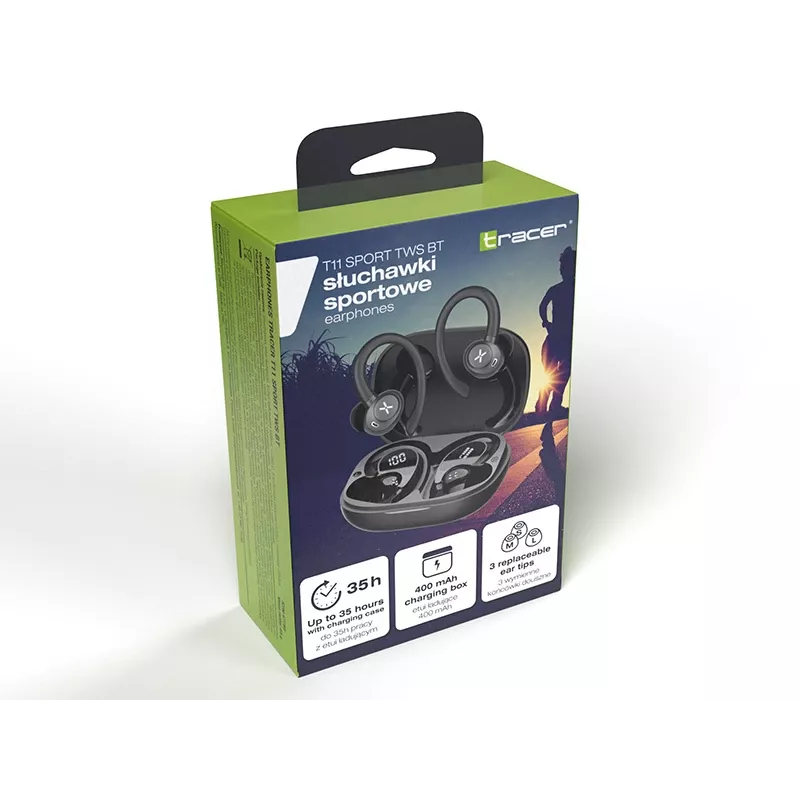 Ausinės TRACER T11 SPORT TWS BT