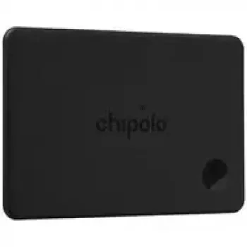 Chipolo CARD – belaidis įkraunamas plonas Bluetooth sekiklis, tinka iOS ir Android, anglies spalvos
