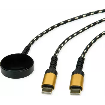Roline 11.02.8342 USB laidas juodas
