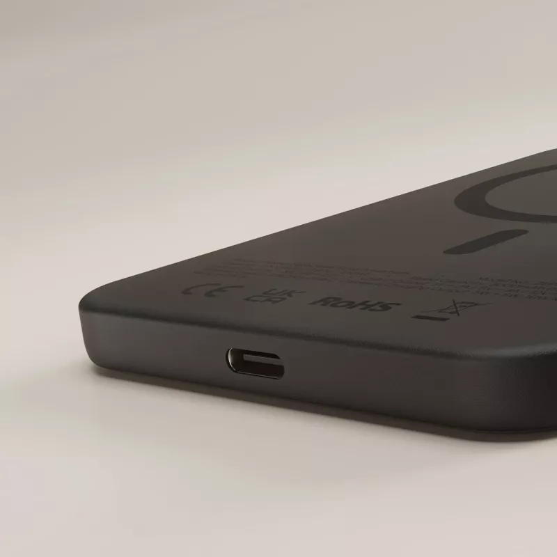 ZENS Pro 2 pusiau kietojo kūno Powerbank – Magnetinis 10000 mAh, suderinamas su MagSafe ir Qi2.2, 25W, juodas