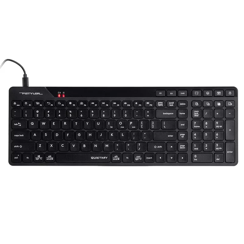 A4Tech Fstyler FBK27C belaidė mechaninė žaidimų klaviatūra, juoda