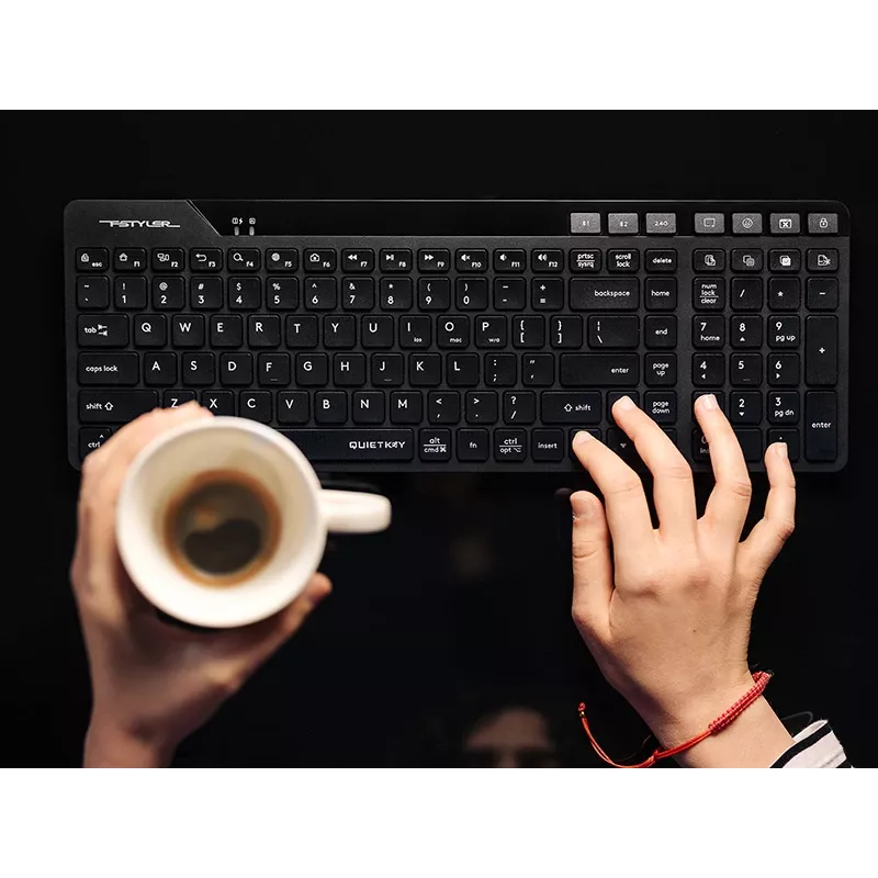 A4Tech Fstyler FBK27C belaidė mechaninė žaidimų klaviatūra, juoda
