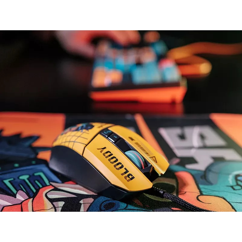A4Tech 47620 Bloody W63 Max Renegade Sunset USB žaidimų pelė