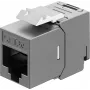 Goobay Keystone modulis RJ45 CAT 6A, STP, Slim & Short, įžeminimo gnybtas (77942)