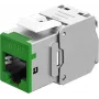 Goobay Keystone modulis RJ45 CAT 6A, STP, Slim, žalias (77945)