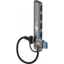 Goobay 2in1 Slim 4-Port USB-Hub, 5 Gbit/s (79149)
