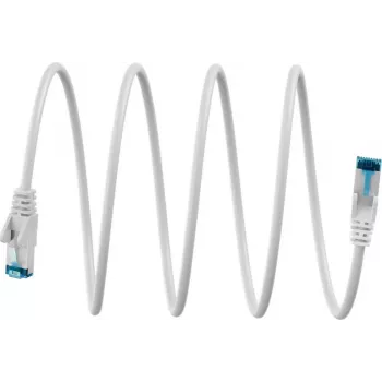 Goobay Ultra-Flexible CAT 6A Patch Cable S/FTP (PiMF), White (79250)