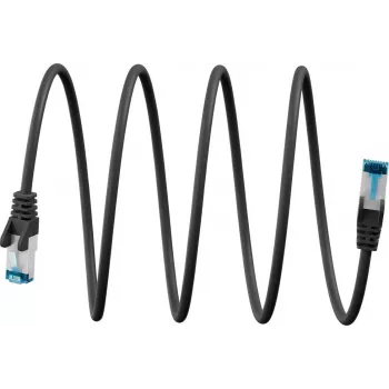 Goobay Ultra-Flexible CAT 6A Patch Cable S/FTP (PiMF), juodas (79285)