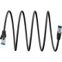Goobay Ultra-Flexible CAT 6A Patch Laidas S/FTP (PiMF), juodas (79413)