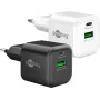 Goobay 20 W USB-C PD GaN dvejopas greitasis įkroviklis Nano Baltas (79621)
