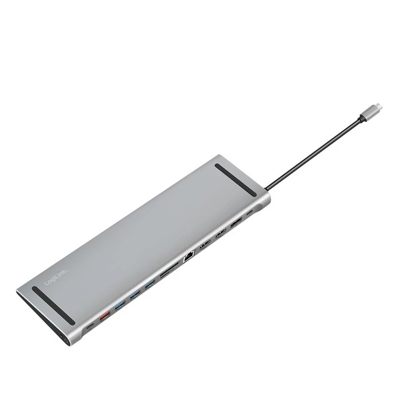 USB 3.2 dokavimo stotelė USB-C, 12 prievadų, PD