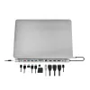 USB 3.2 dokavimo stotelė USB-C, 12 prievadų, PD