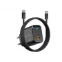 Sieninis įkroviklis USB-A USB-C PD 45W + laidas