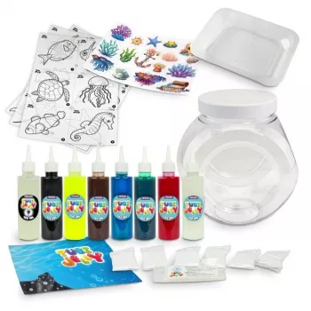Tubi Jelly Ocean rinkinys – didelis akvariumas, 8 spalvos