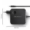 Qoltec 65W GaN USB-C PD PPS įkroviklis 5V-21V 3A/3.25A