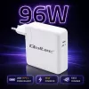 QOLTEC 96W USB-C PD greitasis įkroviklis 5V/20V 3A/4.8A