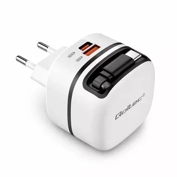 Qoltec 65W GaN USB-C PPS 5V 20V 3A 3.25A įkroviklis