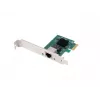 Tinklo plokštė PCI Express x1 1x RJ45 2.5Gb/s vienas prievadas žemo profilio
