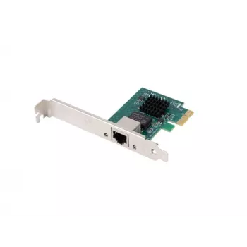 Tinklo plokštė PCI Express x1 1x RJ45 2.5Gb/s vienas prievadas žemo profilio