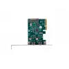 Tinklo plokštė PCI Express x1 → 2x USB-C 3.2 Gen 2x1 su LED ir low profile laikikliu