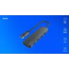 SAVIO AK-053 USB 3.1 Gen.1 4 prievadų USB šakotuvas