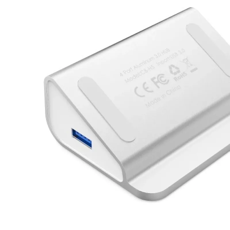 USB centrinis įrenginys AUKEY CB-H5 aliuminis | 4xUSB 3.0 | 5Gbps