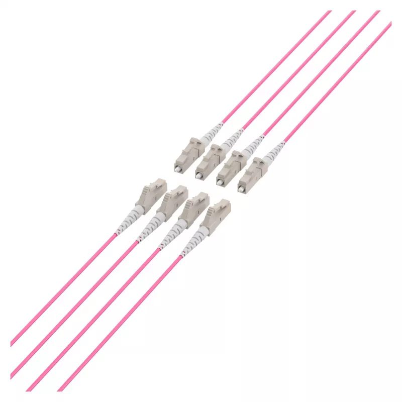 EFB magistralinis kabelis U-DQ(ZN)BH OM4 8G (1x8) LC-LC 180m Dca LSZH