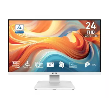 Monitorius MSI PRO MP241W E14V 23,8 colio / FHD / plokščias / 144Hz / baltas