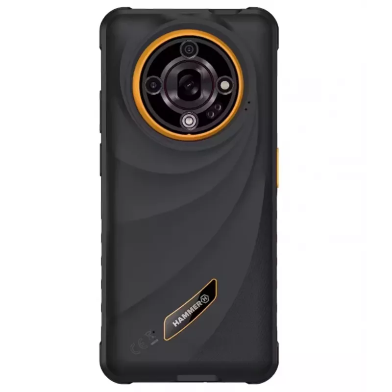 Hammer Iron 6 Oranžinis | 6.56 colio | IPS | 1612 x 720 pikselių | Mediatek Dimensity 6300 | 6 GB RAM | 128 GB | microSD | Dual SIM | 4G | 5G | 64 MP
