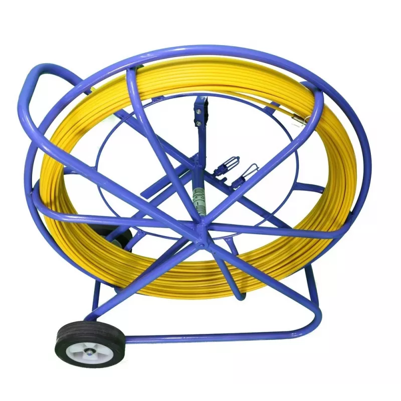 Extralink kabelių traukimo strypas Pilot 10mm 150m stiklo pluošto FRP, d. 10mm, l. 150m, geltonas