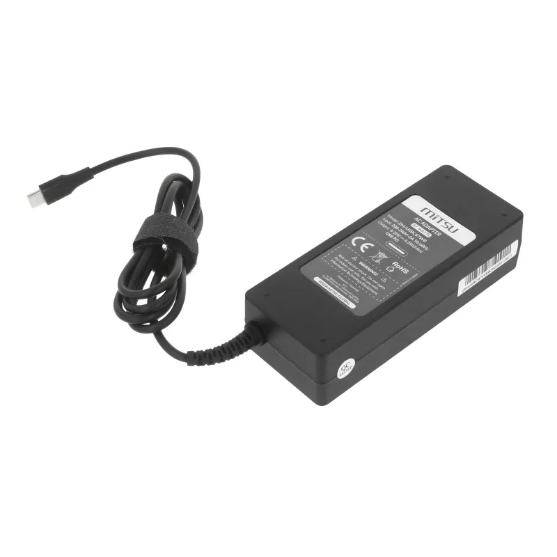 Maitinimo blokas nešiojamam kompiuteriui 87W USB-C 5V-9V-12V-15V/3A, 20V/3,25A, 20,2V/4,3A PD
