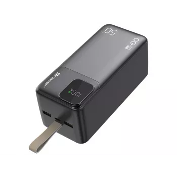 Tracer 47825 Prime-V5 50000mAh QC22.5W+PD20W Power Bank, juoda