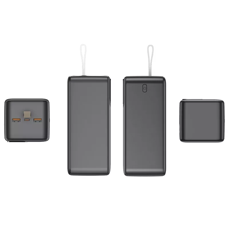 Tracer 47825 Prime-V5 50000mAh QC22.5W+PD20W Power Bank, juoda