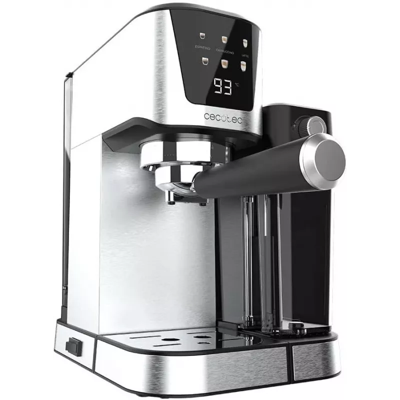 Cecotec Power Espresso 20 Cream kavos aparatas | 20 bar siurblio slėgis | Įmontuotas pieno putotuvas | Pusiau automatinis | 1350 W