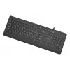 Gembird KB-MCH-05-CYRL belaidė multimedijos klaviatūra su kirilicos simboliais, juoda