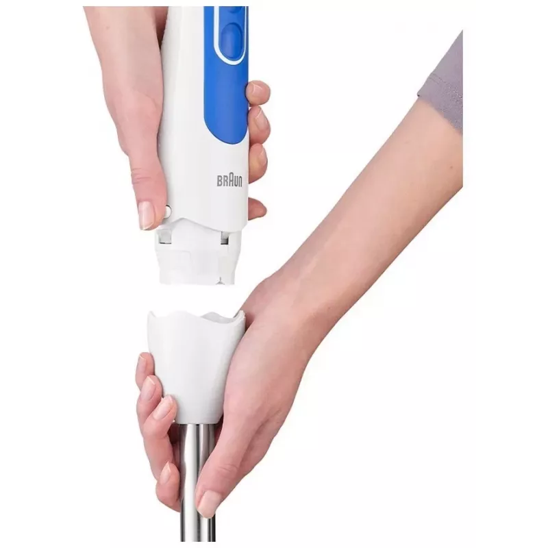 Braun MQ 3005 Panardintinis blenderis | 700 W | 2 greičiai | Baltas/Mėlynas